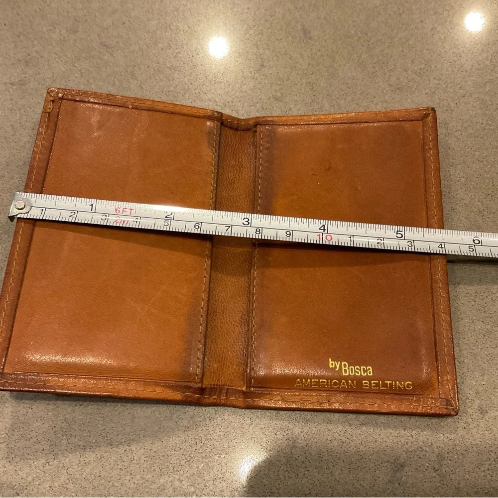 CARD CASE in American Belting Leather by Bosca
